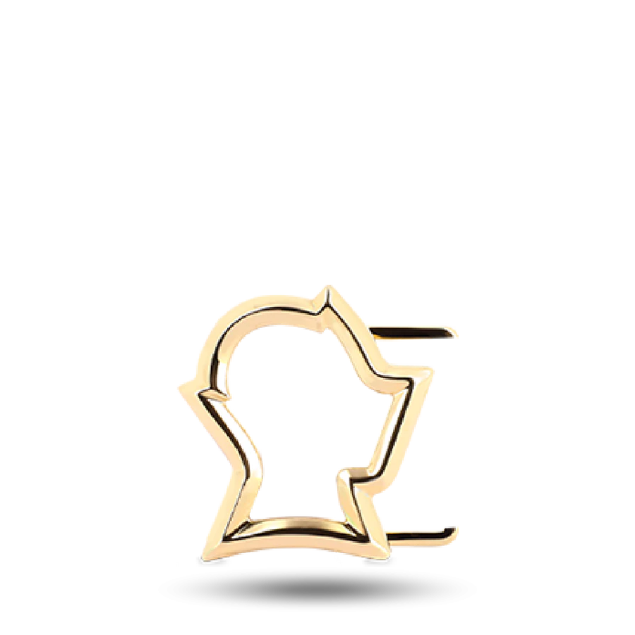 Leather Belt Buckle - Helmet