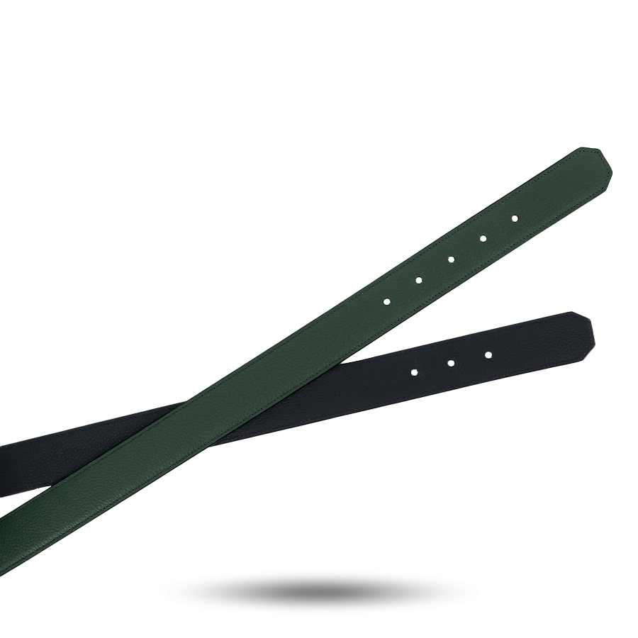 Customisable Leather Belt 105cm - Forest Green