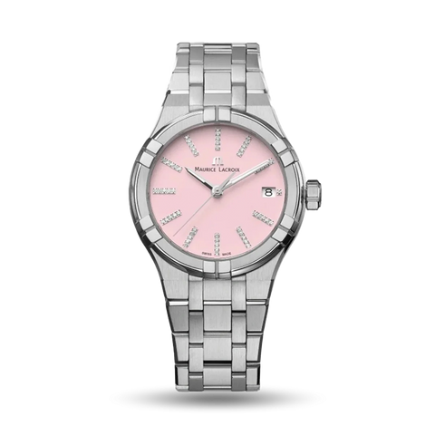Aikon Quartz Date 35mm Special Edition "Summer Vibes", Pink