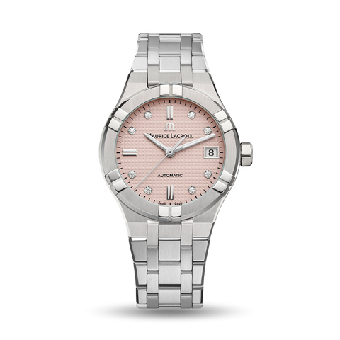 Aikon Automatic Date 35mm Limited Edition "Summer Vibes", Pink