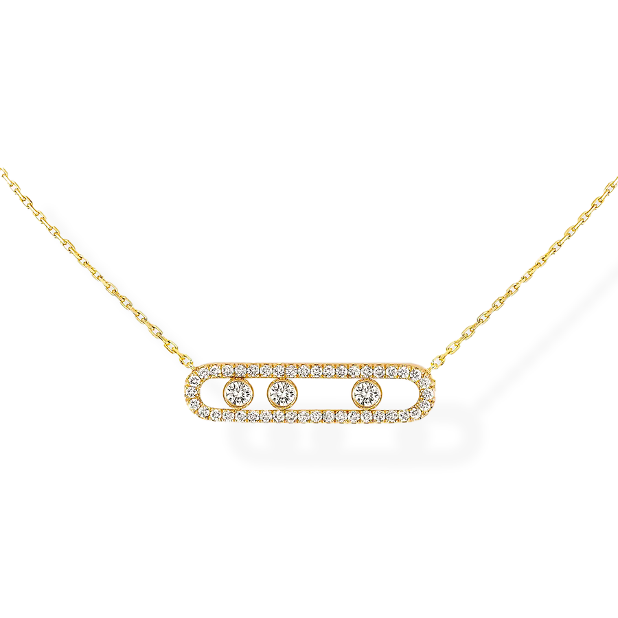 Move Diamond Pave Necklace