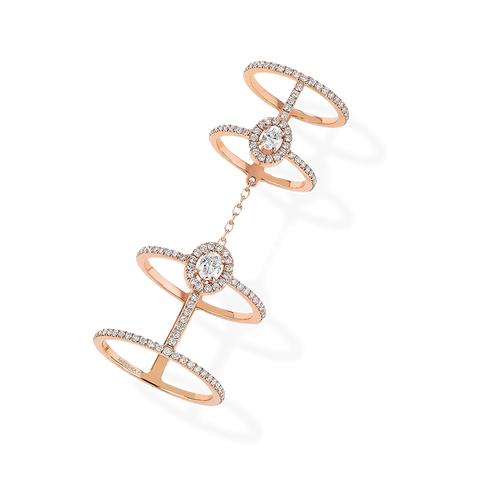 Glam'azone Double Paved Ring