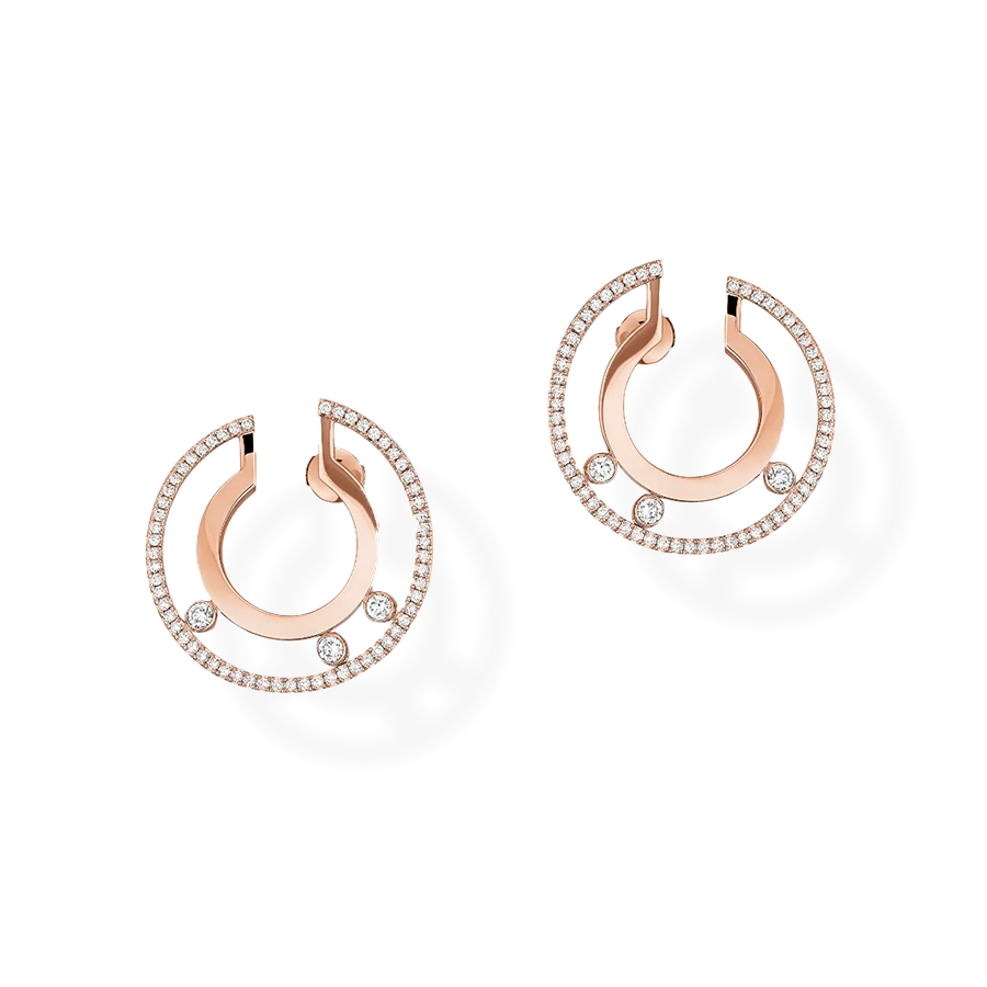 Move Romane Small Hoop Diamond Earrings