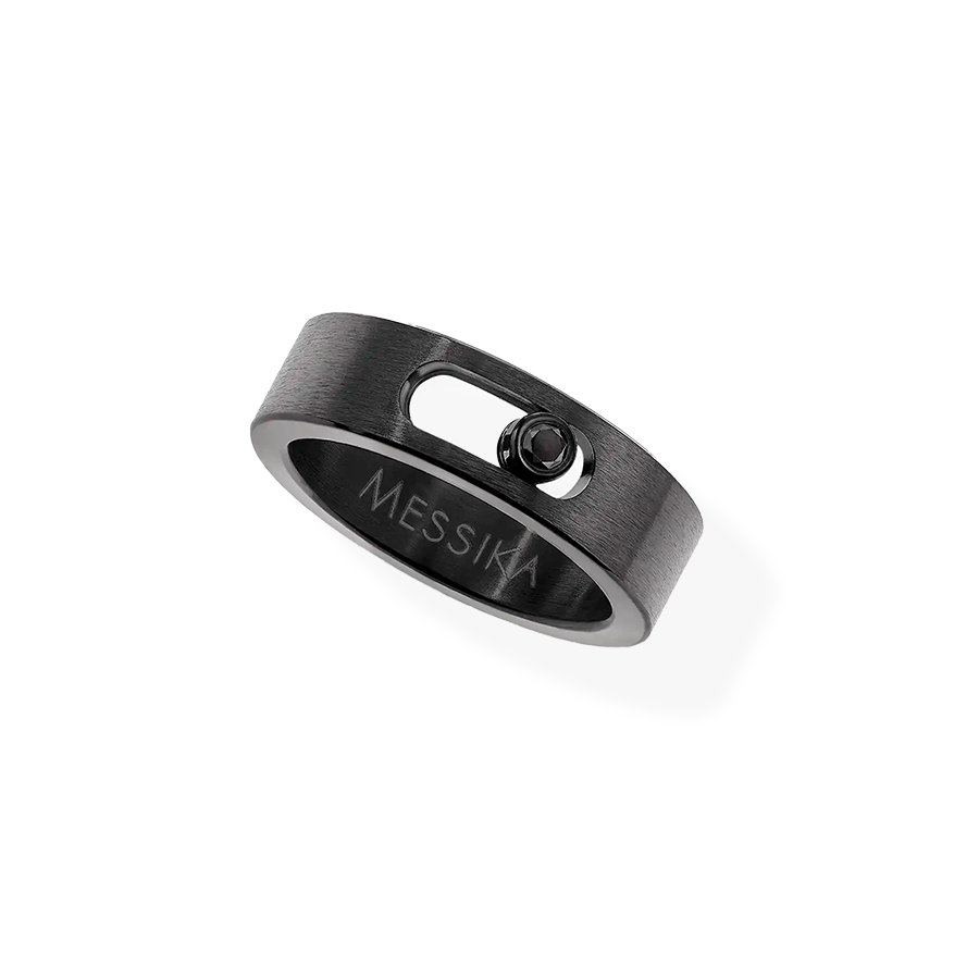 Move Titanium Black Diamond Ring
