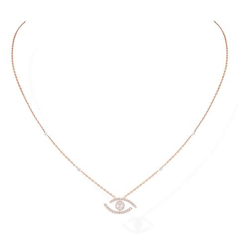 Lucky Eye Pave Necklace