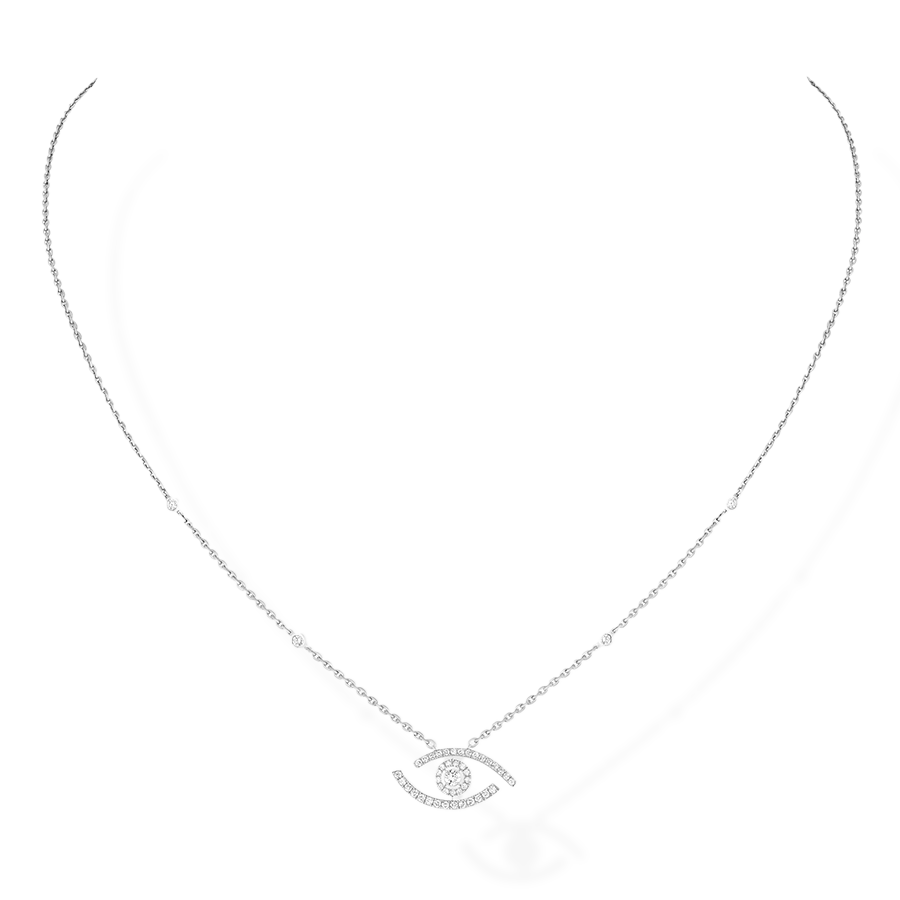 Lucky Eye Pave Necklace