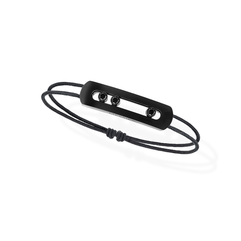 Move Titanium Black Cord Bracelet
