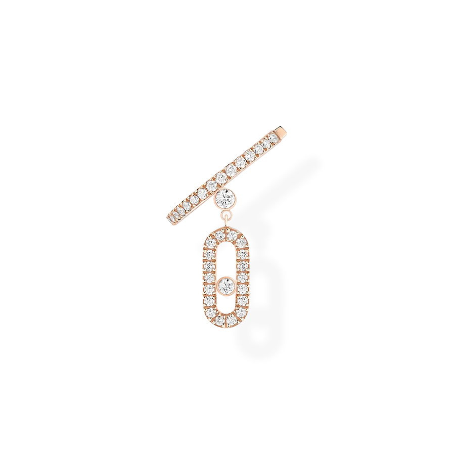 Move Uno Single Clip Pave Drop Earring