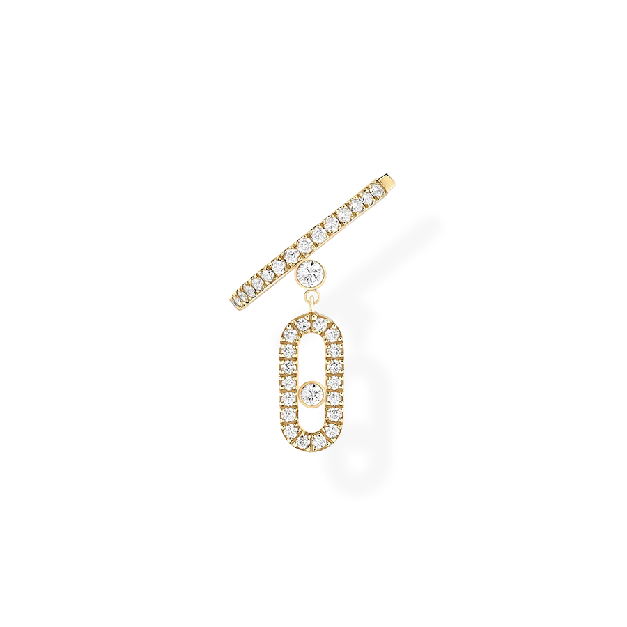 Move Uno Single Clip Pave Drop Earring