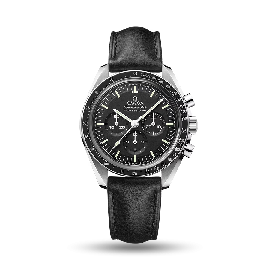 Speedmaster black leather hotsell