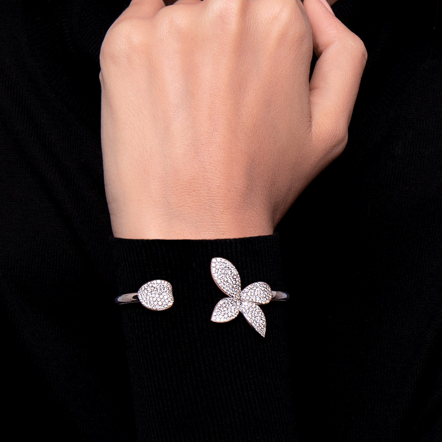 Giardini Segreti Bracelet White Gold Small Flower