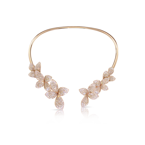 Giardini Segreti Necklace Pink Gold Multi Flower