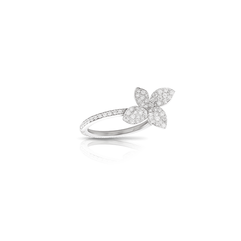 Petit Garden Ring White Gold Small Flower