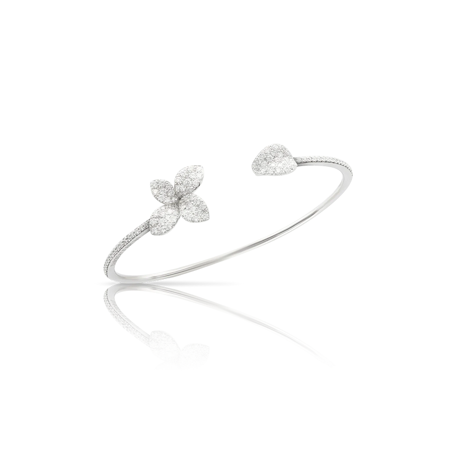 Petit Garden Bracelet White Gold Small Flower