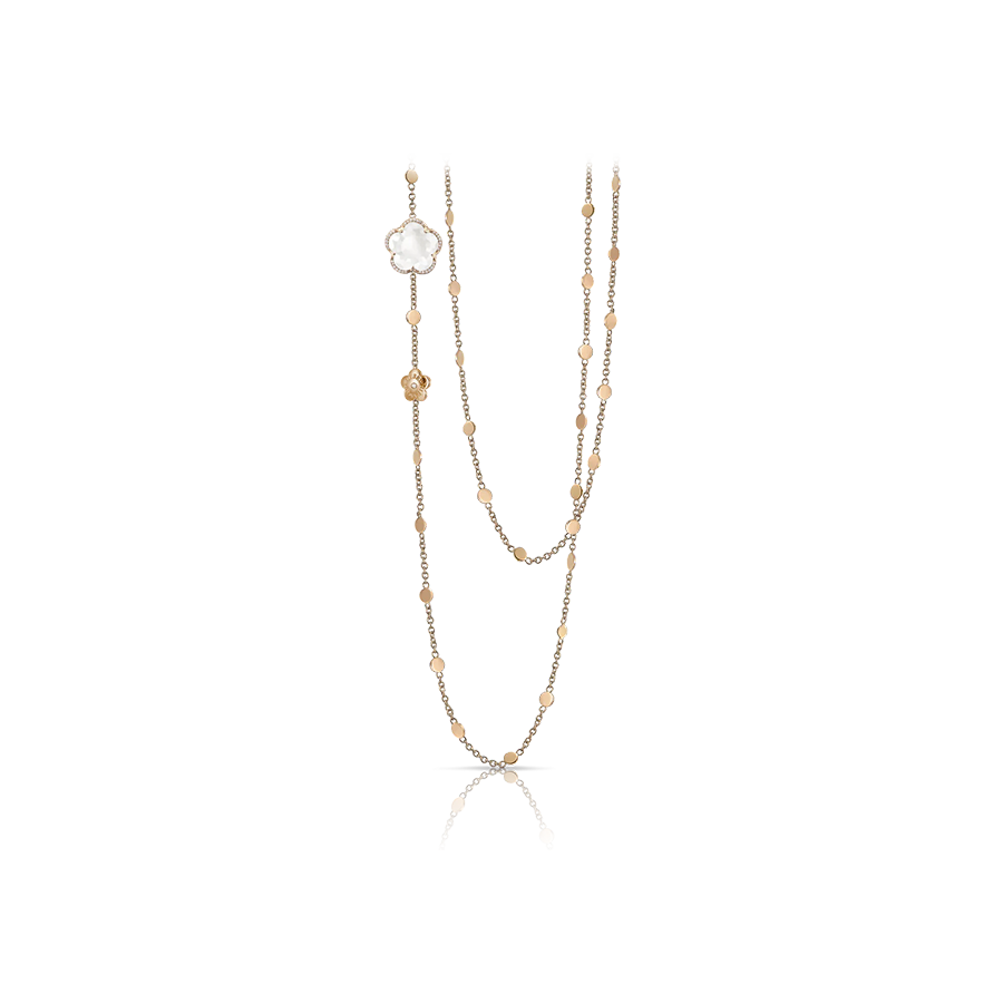 Bon Ton Necklace Pink Gold