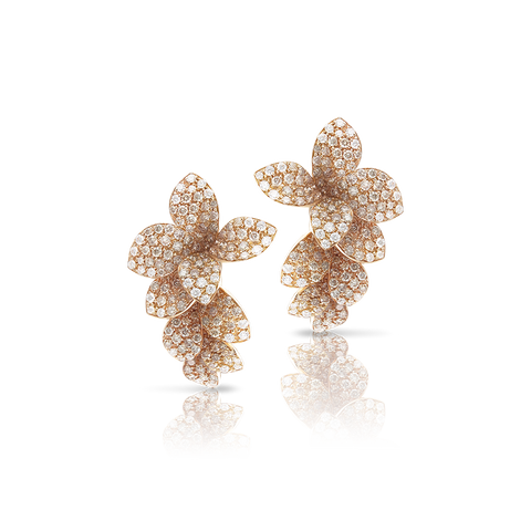 Stella In Fiore Earrings Pink Gold