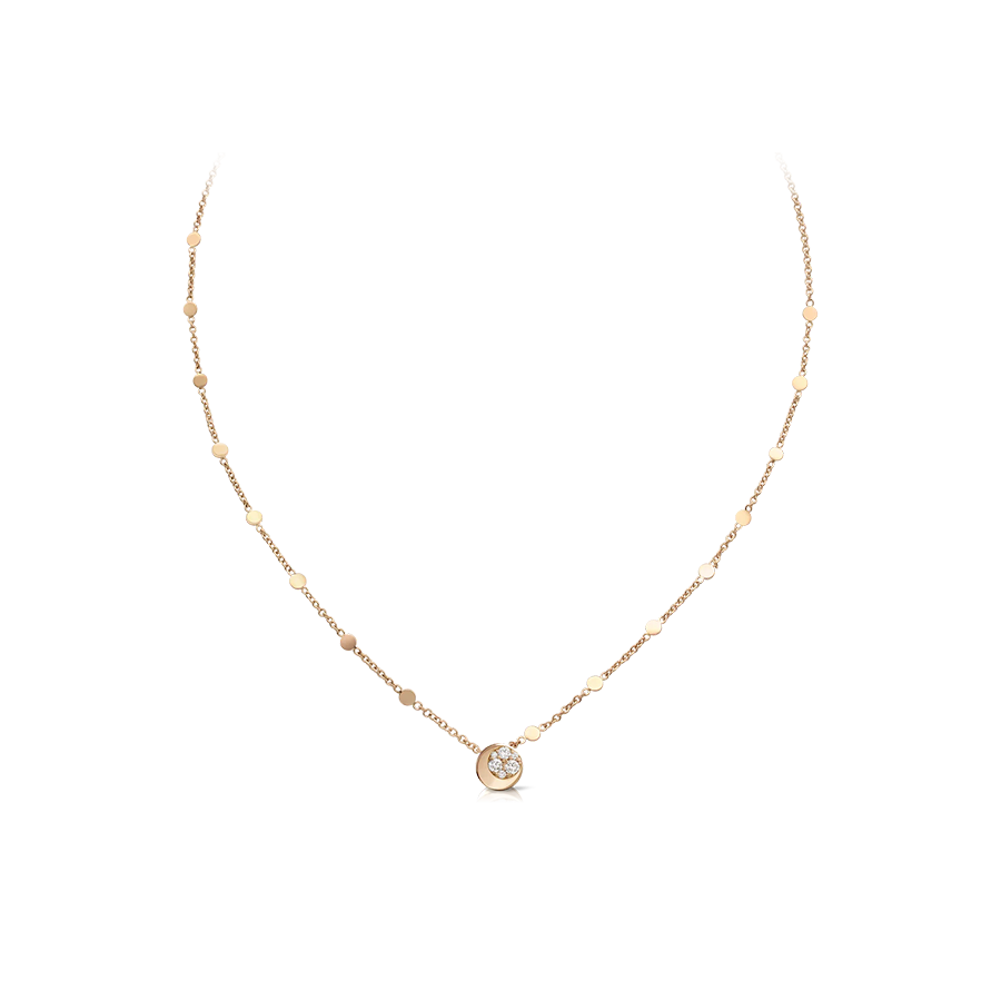 Luce Necklace Pink Gold