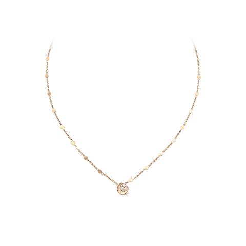 Luce Necklace Pink Gold