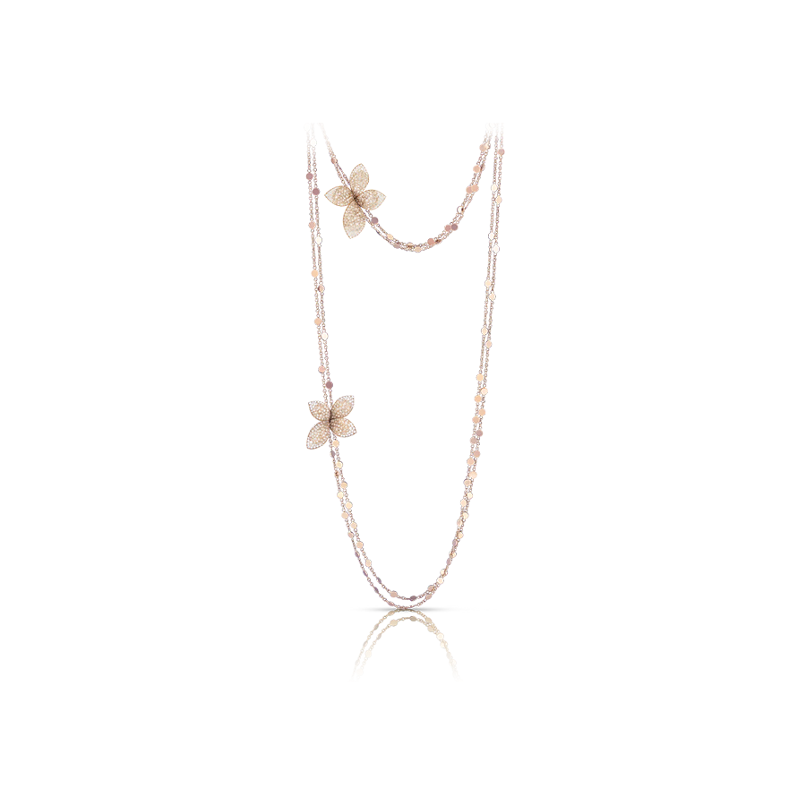 Giardini Segreti Necklace Pink Gold