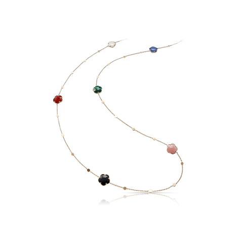Petit Joli Bouquet Necklace Pink Gold