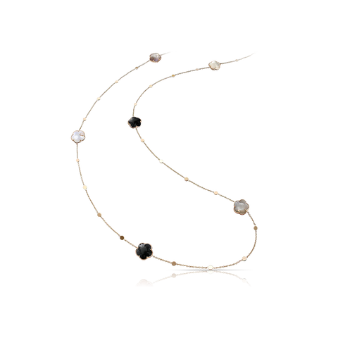 Bouquet Lunaire Necklace Pink Gold