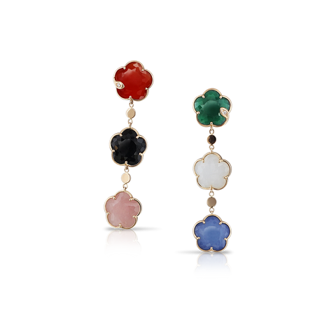 Petit Joli Bouquet Earrings Pink Gold