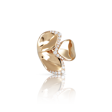 Giardini Segreti Ring Pink Gold