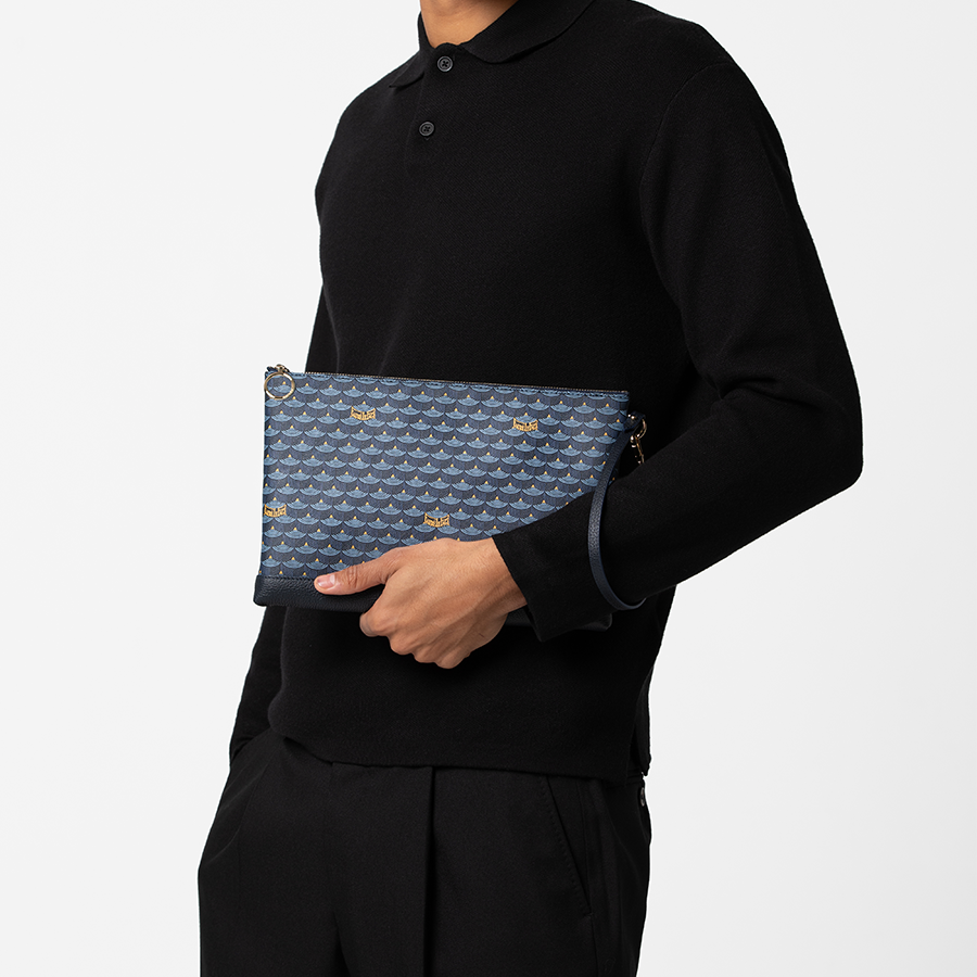 Pochette Zip 29 - Paris Blue