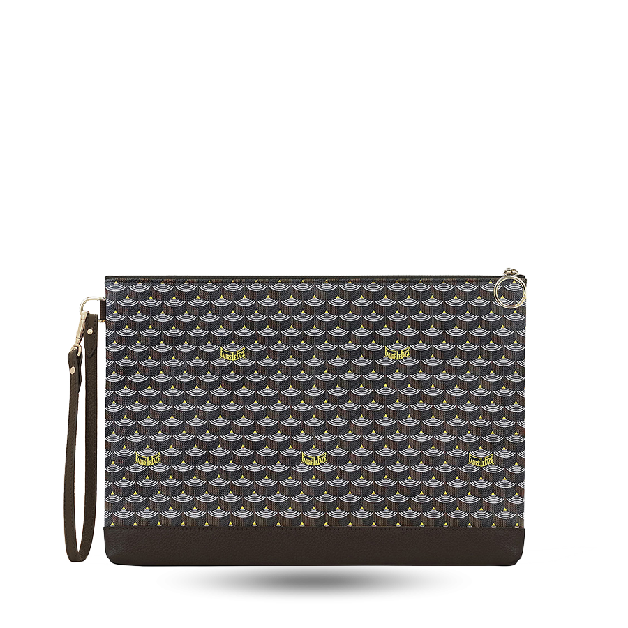 Pochette Zip 33 - Dark Brown