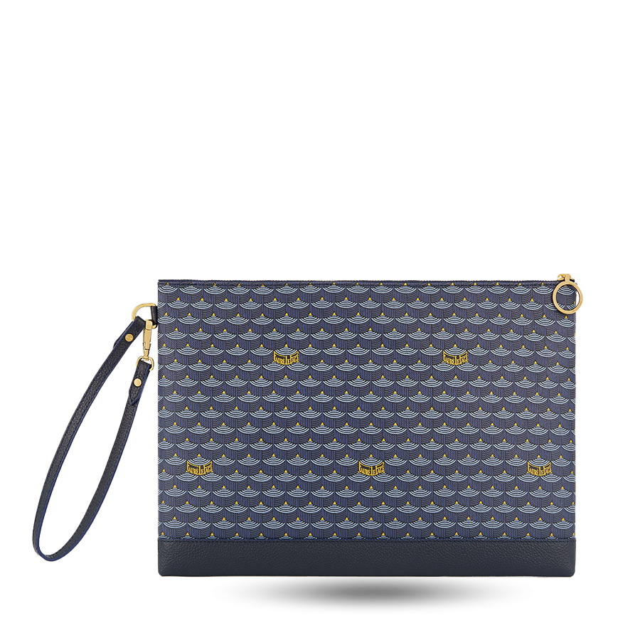 Pochette Zip 33 - Paris Blue