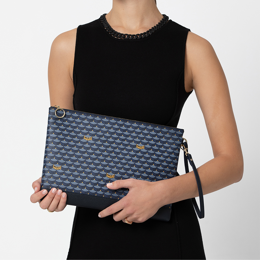 Pochette Zip 33 - Paris Blue