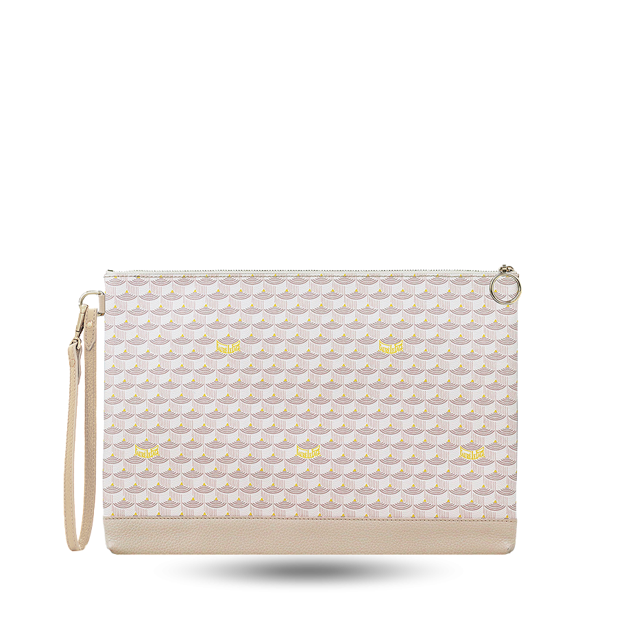 Pochette Zip 33 - Saint-Honoré Beige