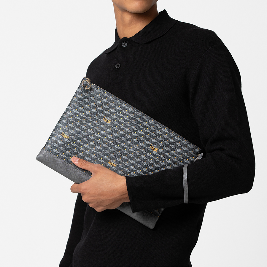 Pochette Zip 33 - Steel Grey