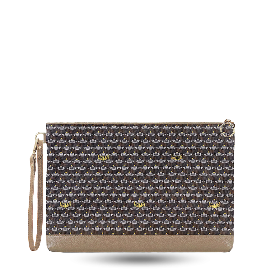 Pochette Zip 33 - Walnut Brown