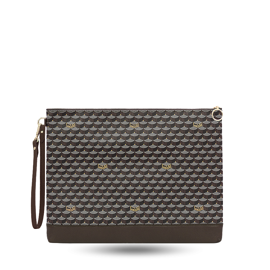 Pochette Zip 37 - Dark Brown