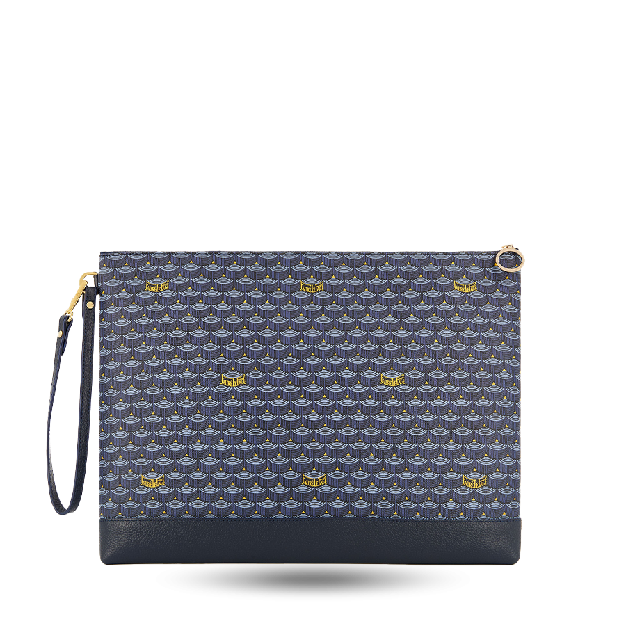 Pochette Zip 37 - Paris Blue