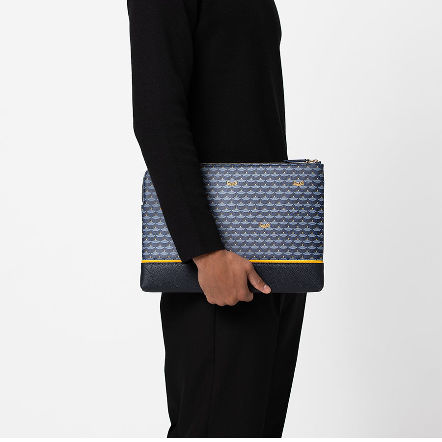 Pochette Zip 35 ET - Paris Blue