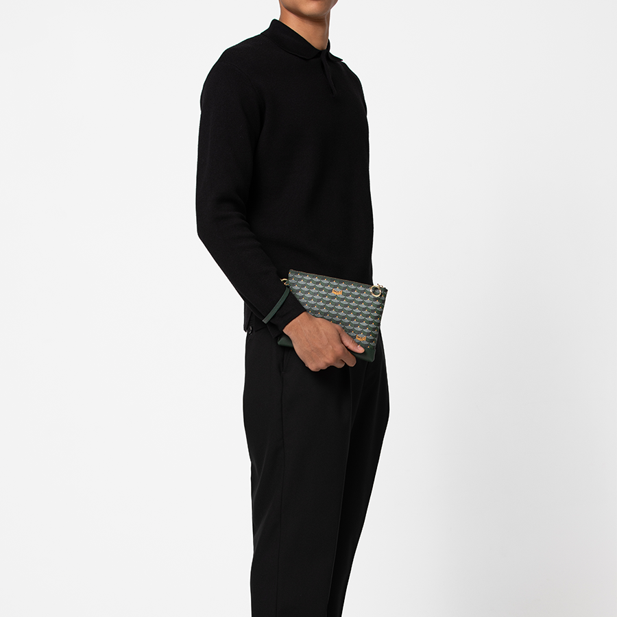 Pochette Zip 19 - Empire Green