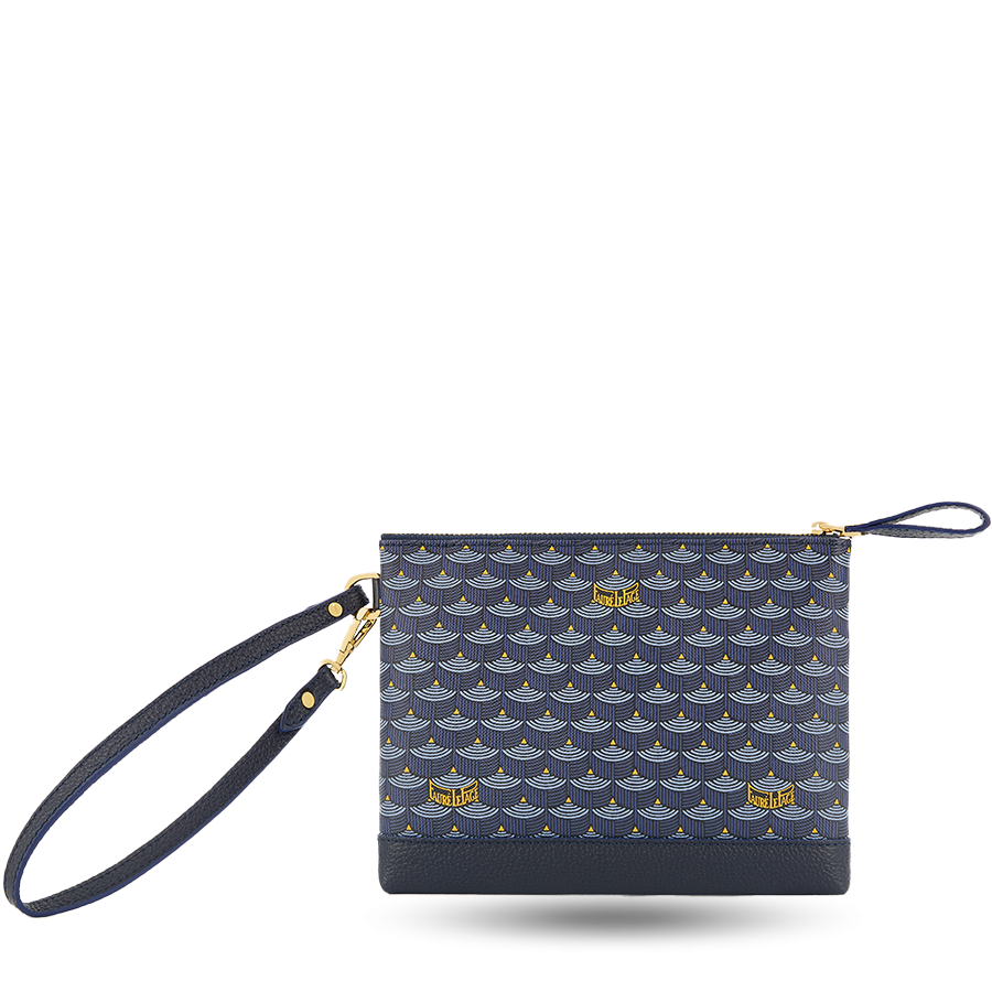 Pochette Zip 19 - Paris Blue