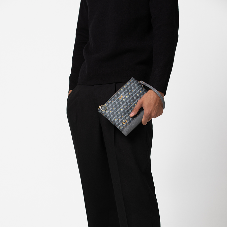 Pochette Zip 19 - Steel Grey