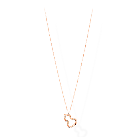 Wulu 18 Necklace in Pink Gold
