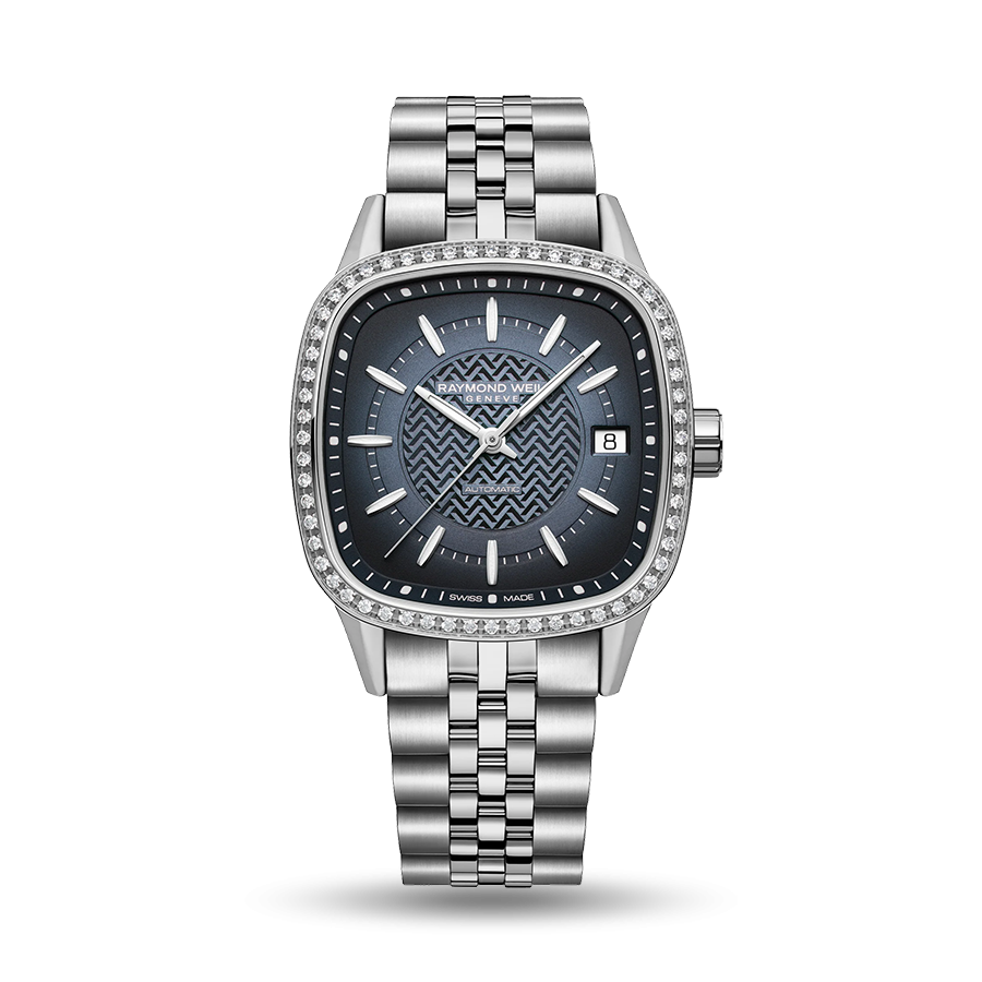 RAYMOND WEIL Freelancer Cushion, Blue Dial