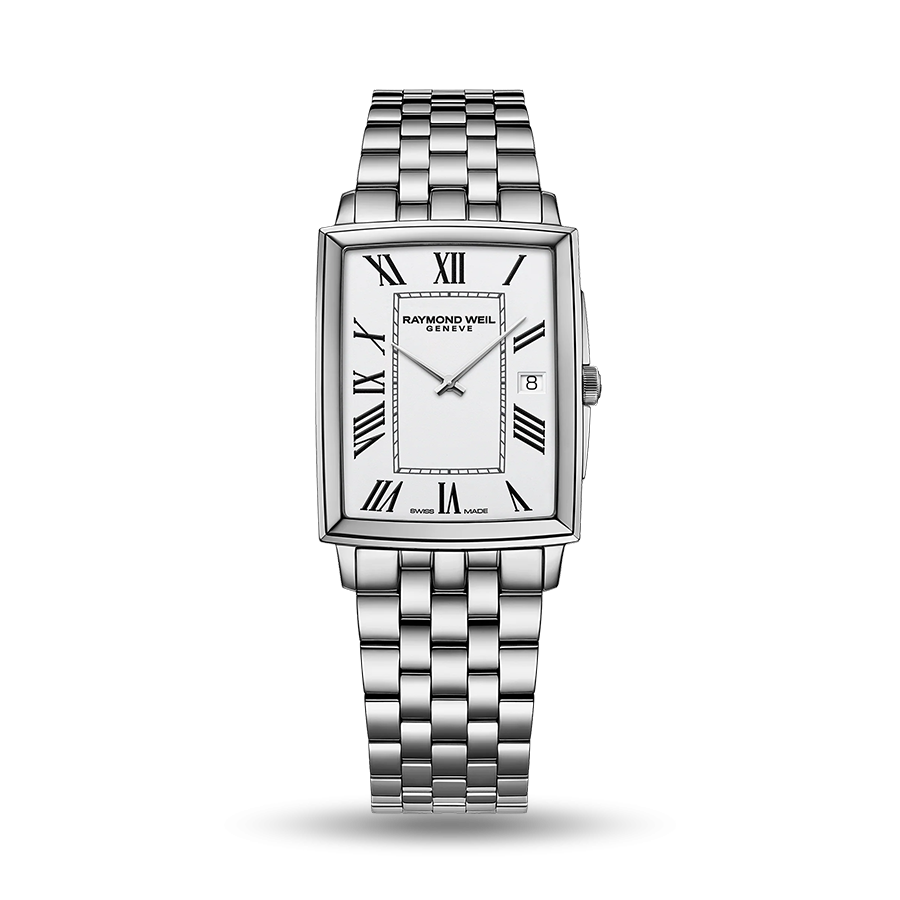 Toccata Square 37x29mm, White Dial