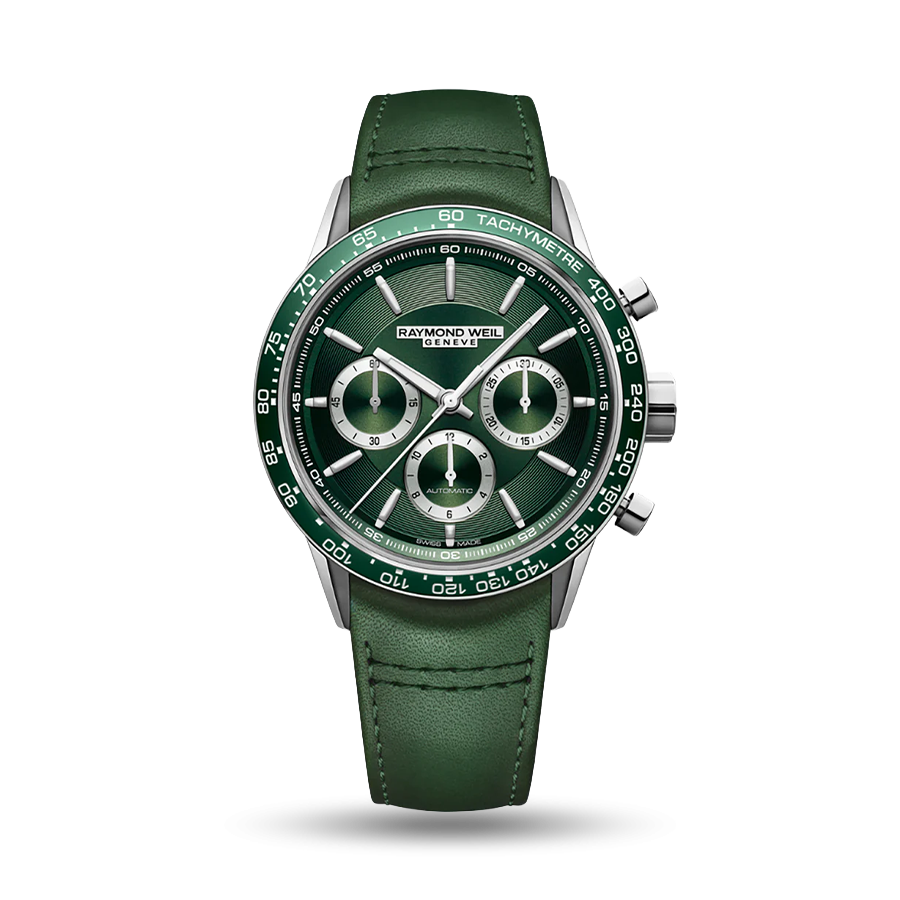 Freelancer Chronograph 43mm, Green Dial