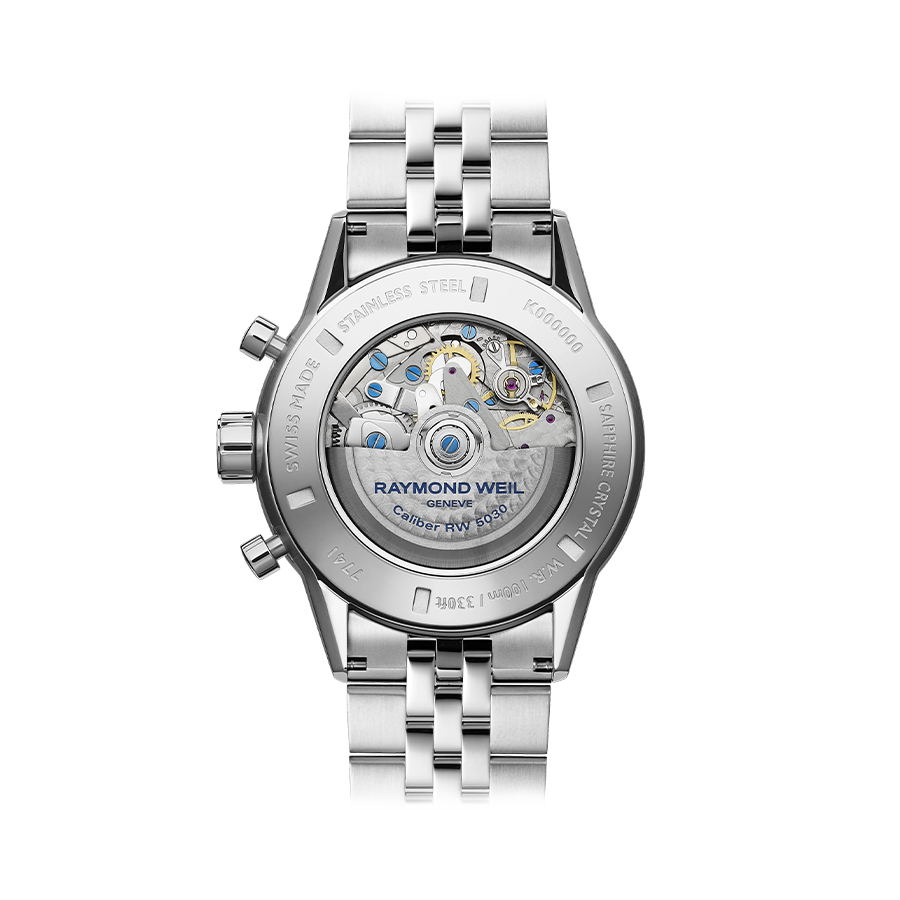Freelancer Tri-Compax Chronograph, Blue Dial