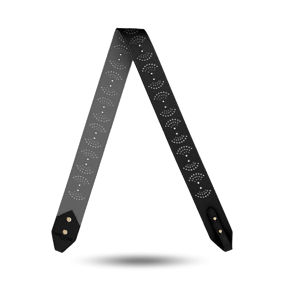 Scale Perforated Strap - Black