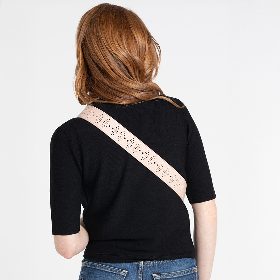 Scale Perforated Strap - FLPink