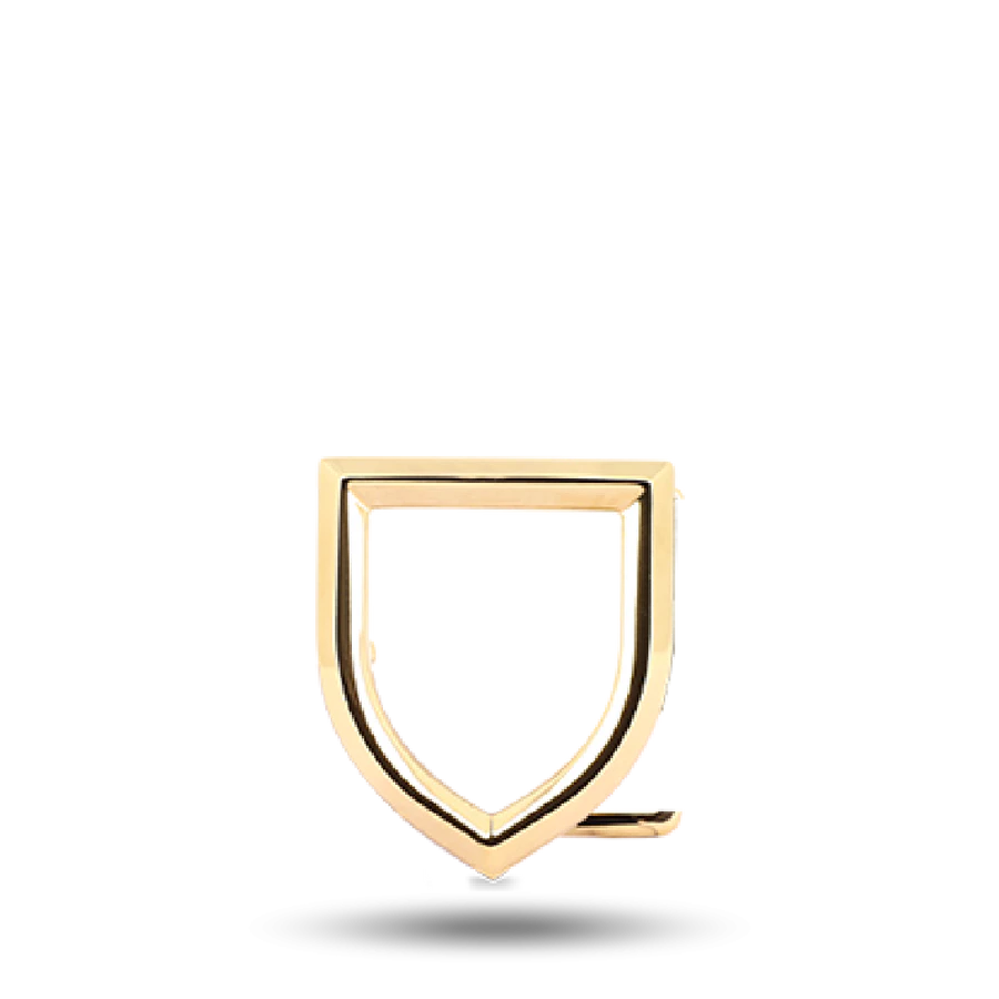 Leather Belt Buckle - Shield