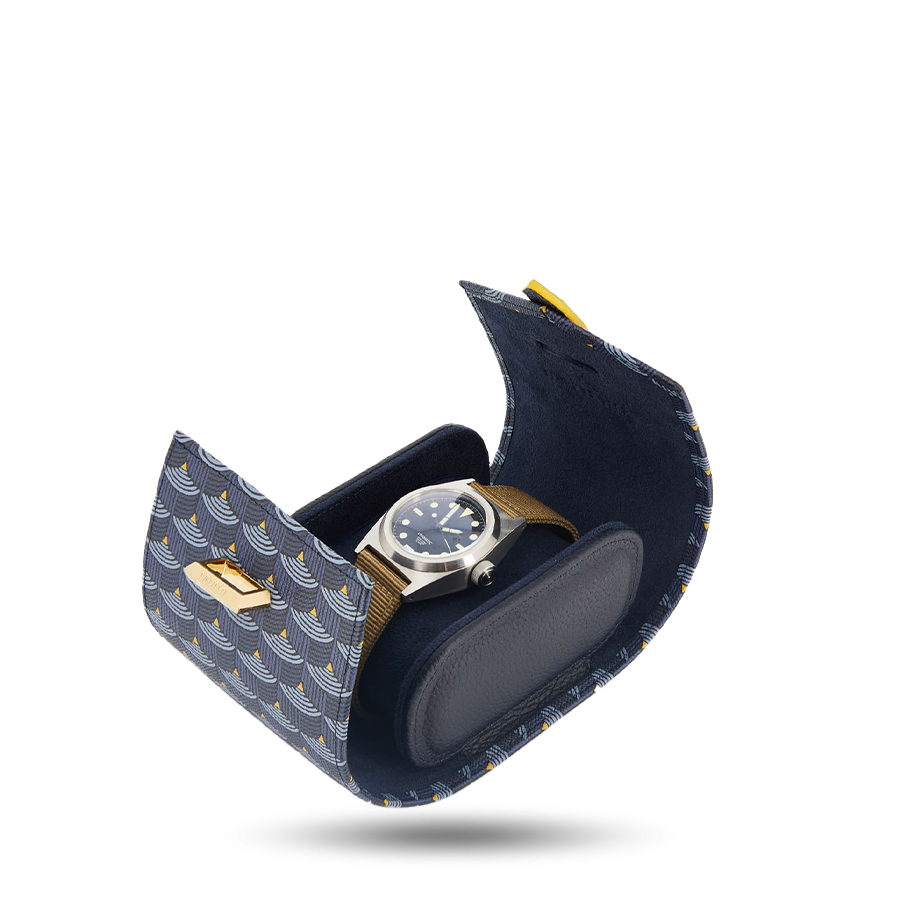 Single Watch Case - Paris Blue