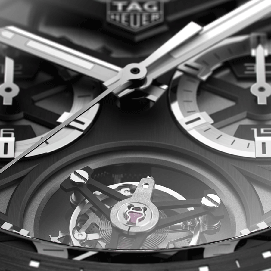 Carrera Tourbillon 45 Titanium & Ceramic